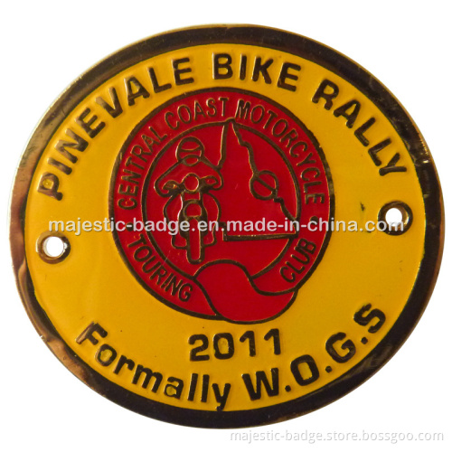 Customized Black Nickel Plating Sport Badge